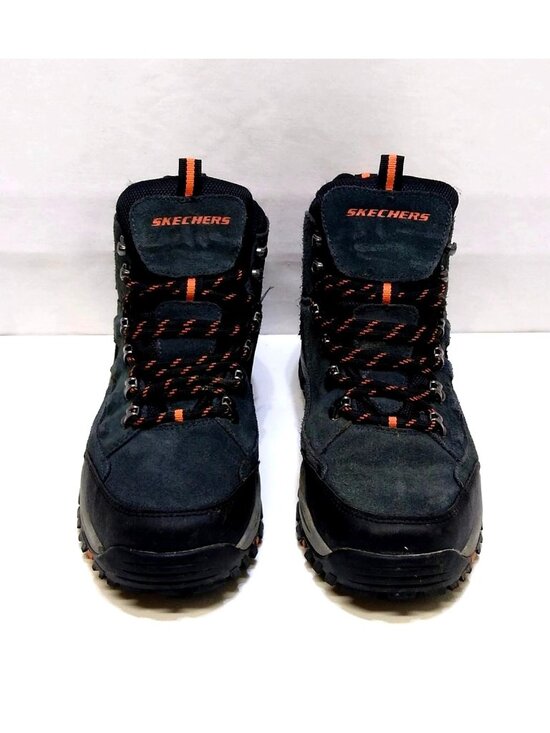 Skechers Relment Pelmo Suede Hiking Boot 64869 Waterproof Relaxed Fit Mens 7 EUC main image 5